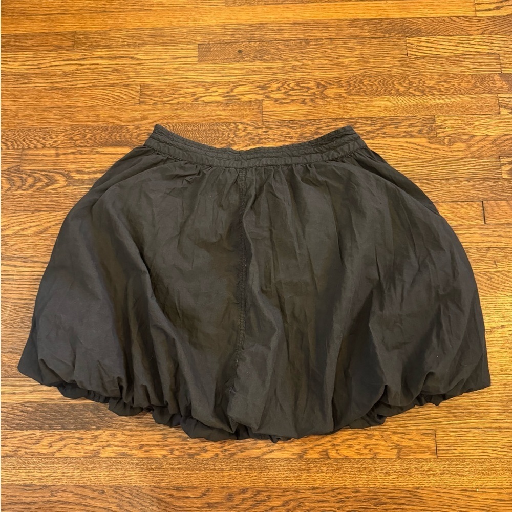Pilcro by Anthropologie Black Bubble Mini Skirt with Pocket Size 8 Medium - Picture 3 of 8